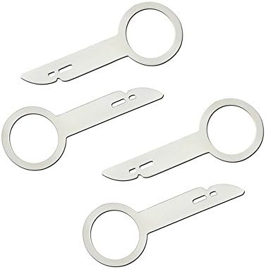 Saflyse 4pcs Radio Unlocking Key Car Audio Modification Tool - Volkswagen Audi Coaster Ford