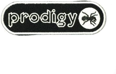 THE PRODIGY Logo Embroider Iron On Patch Approx: 3.8"/9.7cm x Approx: 1.1"/3cm By MNC Shop