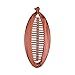 SET OF SIX 5 Inch Banana Clip Wood Look Hair Clincher