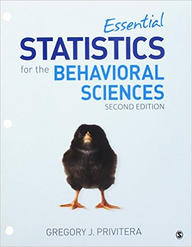 Amazon Com Essential Statistics For The Behavioral Sciences 9781544324647 Privitera Gregory J Books