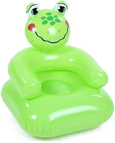 Suzi Cute Froggy Sofa Kids Inflatable Sofa Chair, High Quality Inflatable Cute Frog Sofa Chair for Kids 1-5 YEAR, Inflatable Junior Sofa/Chair 30kg Capacity, 17x17x21 inch