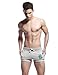 SEOBEAN Mens Low Rise Sports Soft Running Training Short Pants (Medium/28-30Inch, 2302 Light Gray)