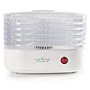 NutriChef-Electric-Food-Dehydrator-Beef-Jerkey-Dried-Fruit-Maker-Dehydrators-Compact-Design-White-PKFD06