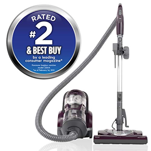 Kenmore Friendly Lightweight Bagless Compact Canister Vacuum with Pet