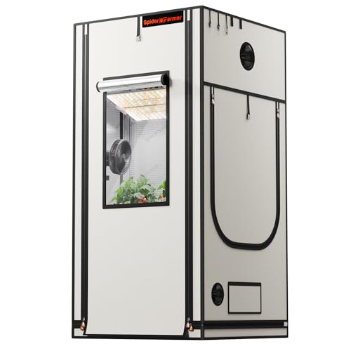 Spider Farmer Pro Growzelt 90x90x180 cm für Indoor-Pflanzenanbau