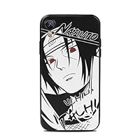 Fashion Black and White Naruto Sasuke Kakashi Case for iPhone X XR XS Max 6 6S 7 8 Plus Soft Silicon Luxury Protective Cover (5, iPhone X)