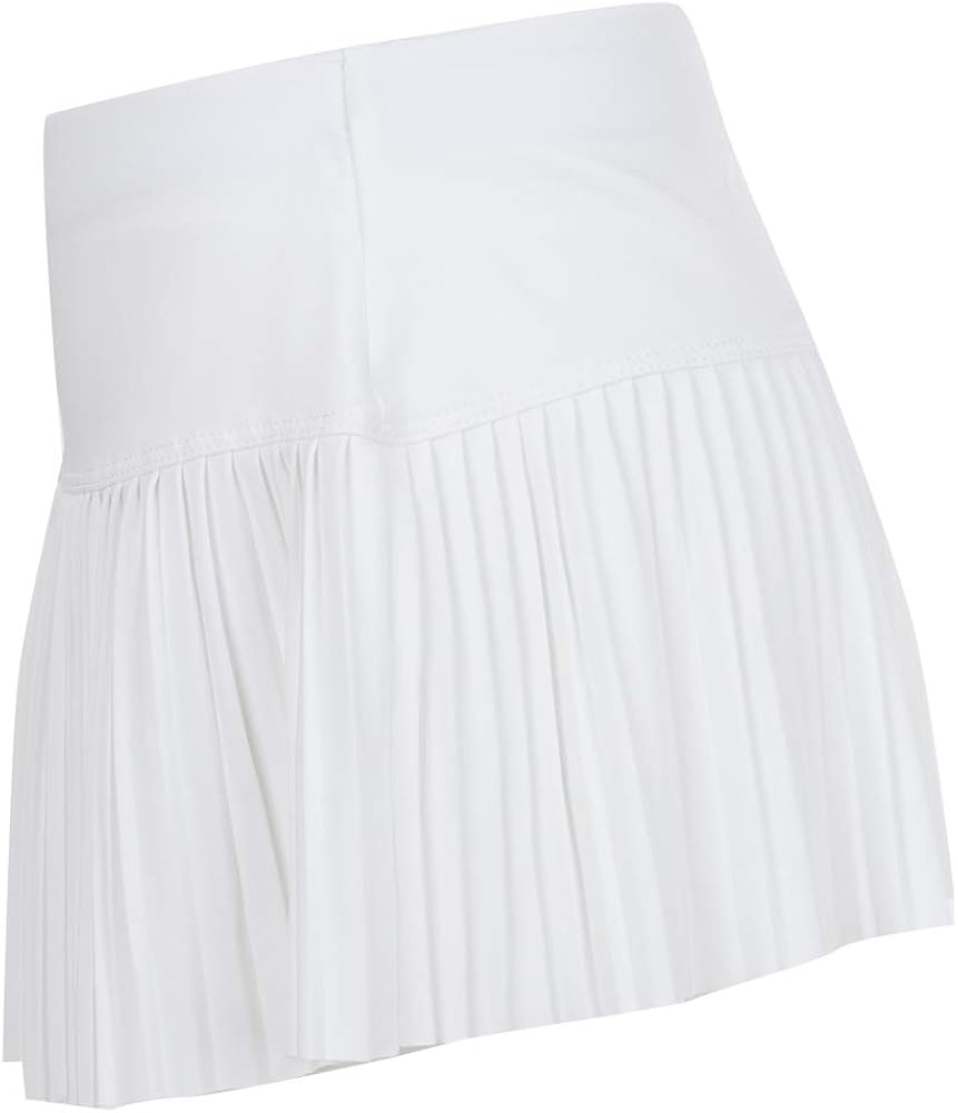 Lucky In Love Core Girls Pleated Skirt - White: Clothing