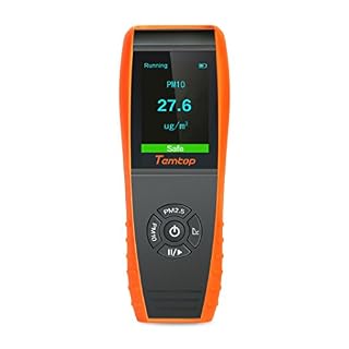 Temtop P600 Air Quality Laser Particle Detector Professional Meter Accurate Testing for PM2.5/PM10 TFT Color LCD Display