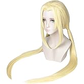 magic acgn Light Gold enrod Yellow Anime Wig Costume Character Cosplay Wig