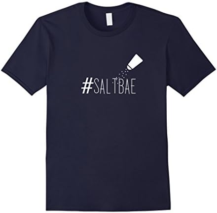 Men's #Saltbae Meme Shirt Small Navy