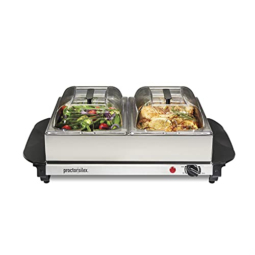 ProctorSilex Buffet Server & Food Warmer, Adjustable Heat, for Parties