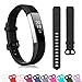 ZEROFIRE Bands Compatible with Fitbit Alta HR and Fitbit Alta (4 Pack), Replacement Sport Wristbands with Secure Metal Buckle for Fitbit Alta/Fitbit Alta HR/Fitbit Ace, Small Large