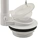 PlumbCraft Universal Toilet Fill Valve and Flapper Kit 7644500, 3-inch Toilet Fill Valve Replacement Kit with 3-inch Toilet Flapper, Toilet Tank Parts for Toilet Repair, Water-Saving Toilet Kit