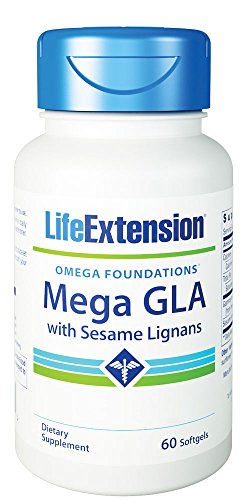 Life Extension Mega GLA with Sesame Lignans, 60 Softgels Life Extension Mega GLA with Sesame Lignans, 60 Softgels