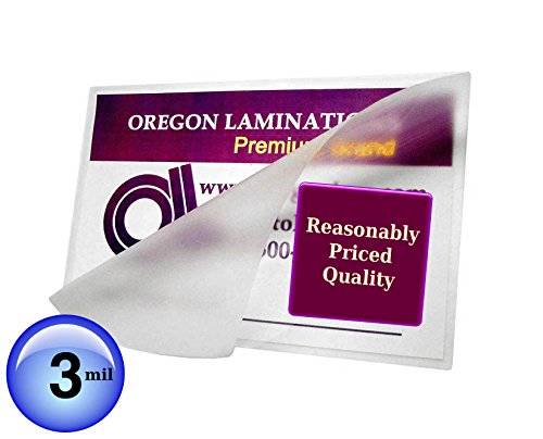 Large Menu Size Hot Laminating Pouches 3 Mil (Pk of 200) 12 x 18 Clear Glossy