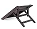 BIRDROCK Home Adjustable Pet Ramp for Small Dogs, Cats, Puppies - Foldable Wooden Dog Ramp for Couch, Bed, Car - Indoor or Outdoor- Safe, Portable, Non-Slip Carpet - 13