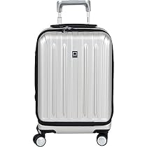 Delsey Luggage Helium Titanium International 19&rdquo; Carry-on Expandable Spinner Trolley