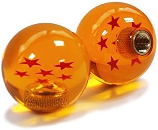 SFVAN Dragon Ball Z Star Manual Stick Shift Knob With Adapters Fits Most Cars (6 Star)