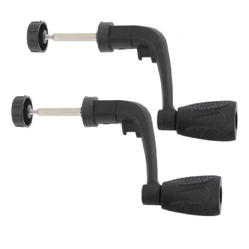 Dimart 2 Pieces Rotatable Knob 2.8mm Thread Fishing Reel Handle Spare Parts