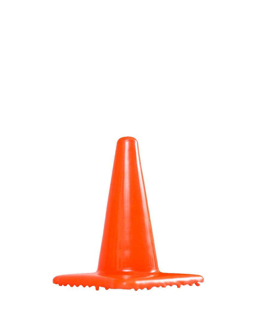 Sturdy 6" Orange Cones - 10 Pack, for Sports, Agility, Soccer, Football, Basketball & More - Training Marker Cones