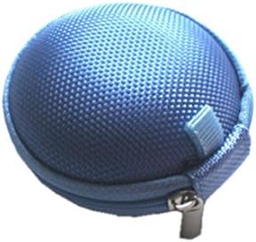 SBParts Carrying Case Round Earphone Storage Bag(grid )