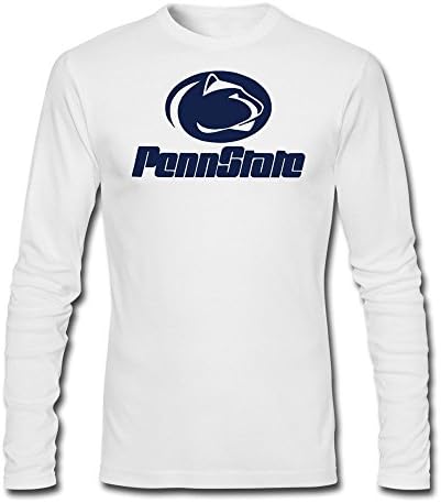YAK Men's Penn State Lions T-shirt White 100% Cotton