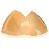 MILUMILUU D+ Cups Double-Sided Sticky Inserts Lightly Padded Bras for Large Breast, Reusable Sticky Bra for Large Bust