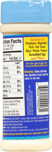MOLLY MCBUTTER SPRINKLES BUTTER FLAVOR, 2 OZ