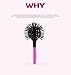 Mother's Day Gift,3D Spherical Comb Japan Lucky Bomb Curl Full Round Hot Curling Styling Brush for Girls and Women