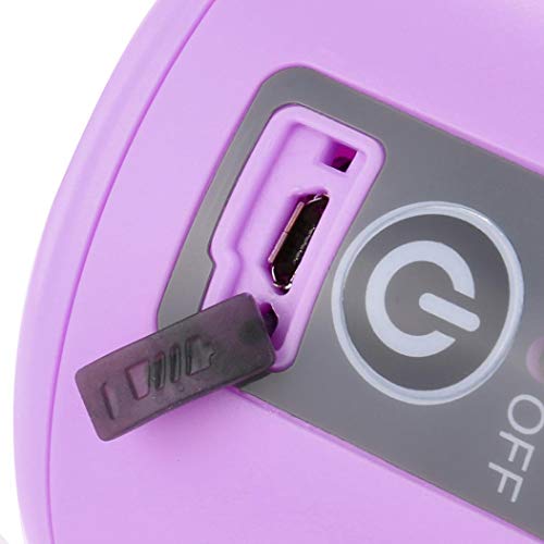 Portable Juicer Cup Clearance,380ml Rechargeable Juice Blender Magnetic Secure Switch Electric Fruit Mixer (Purple)