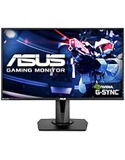 ASUS VG278QR 27” Gaming Monitor, 1080P Full HD, 165Hz (Supports 144Hz), G-SYNC Compatible, 0.5ms, Extreme Low Motion Blur, Eye Care, DisplayPort HDMI DVI