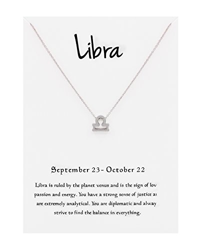 Cyberny Libra Necklace Women, 18
