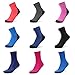 Beach Socks Wear in Sand Playing Volleyball & Soccer or as Booties for Snorkeling, Diving & Watersports（Kids Women and Men） ST01,Black,L