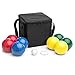 Best Choice Products Bocce Ball Set, Outdoor Family Game for Backyard, Beach, Lawn w/ 2 Red, 2 Blue, 2 Yellow, & 2 Green Balls, Pallino, Carrying Case, Measuring Rope