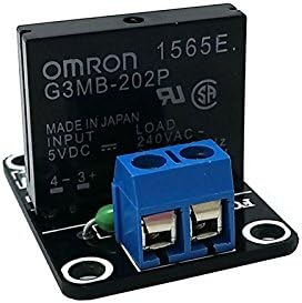 LILIERS G3MB-202P 5V DC 1 Channel Solid-State Relay Board Module For Arduino High Level Fuse For Arduino SSR G3MB-202P