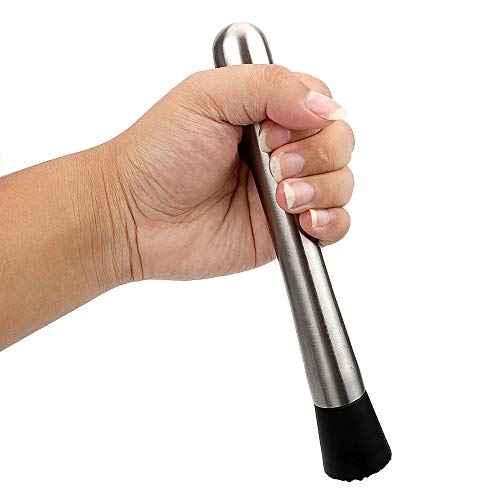Chisbbu Swizzle Stick Metal Stampfer Barware Gadgets Edelstahl Cocktail Shaker Wine Tools – Bild 8