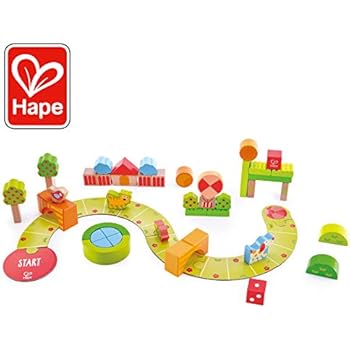 Hape Sunny Valley Play Blocks | 53 Piece Wooden Blocks Play Set, Colorful Toy for Kids 12 Months+