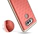 LG V20 Case, Caseology [Parallax Series] Slim Dual Layer Protective Textured Geometric Cover Corner Cushion Design [Coral Pink] for LG V20 (2016)