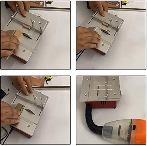 FZYE Tragbare Tischkreissäge , Anhebbare Tischkreissäge, tragbare Tischkreissäge 96 W mit Kreissägeblatt und Netzteil… – Bild 4