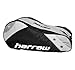 Harrow Tour Racquet Shoulder Bag, Black/Silver