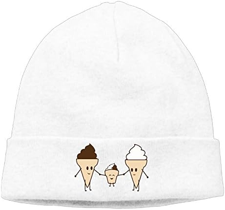 Ice Cream Family Beanies Knitted Caps Geek Wool Cap Adult Men Women Winter Hats