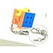 2 Pcs Mini 3x3 Cube Keychains, 1.18 Inch Speed Rubik's Key Ring