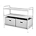 MaidMAX Closet Storage Organizer, 2nd Generation Clothes Organizer Collection with 3 Tier Shelves and 2 Collapsible Drawers for Gift