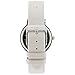 Wristology Numbers Womens Nurse Watch Leather Strap in Silver - Interchangeable Beige Genuine Leather Band Watch - Large Easy Read Analog Watch for Women, Men, Nurses, Teachers, OC046