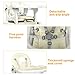 INFANS 5 in 1 Baby High Chair, Convertible Toddler Table Chair Set, Rocking Chair, Multi-Function Seat with Lockable Universal Wheels, Adjustable Seat Back, Removable Trays