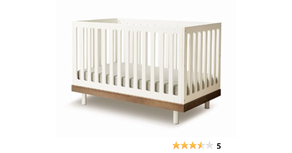 walnut color crib