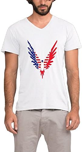 Maverick Logo T Shirt,Logan Paul Logang YouTube Mens V Neck T-Shirts Parrot Logo shirt