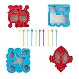 Lunch Punch Sandwich Cutters (Journey Bundle) 4 Fun Food Cutters, 10 long food picks