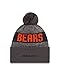 New Era NFL 2016 Graphite and Team Color Sport Knit Beanie, One Size