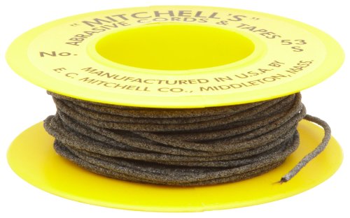 Mitchell Abrasives 53-S Round Abrasive Cord, Silicon Carbide 180 Grit .040